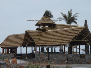 Gazebo in canna africana 'Palm Beach' San Felice Circeo