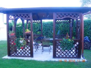 Gazebo in legno